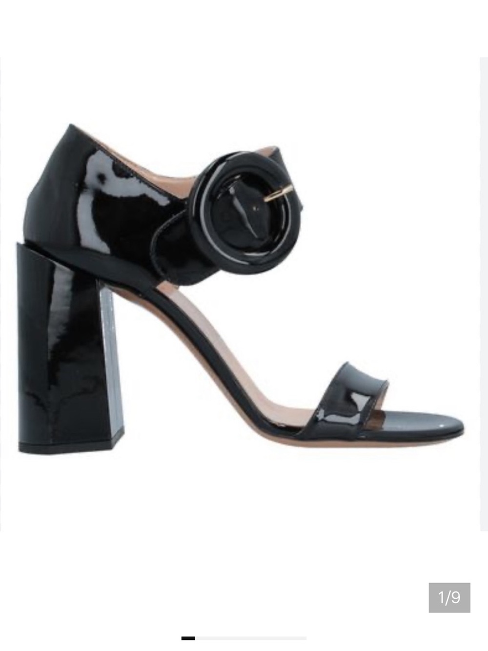 Mulberry black Sandals in black size eur 36. USA6